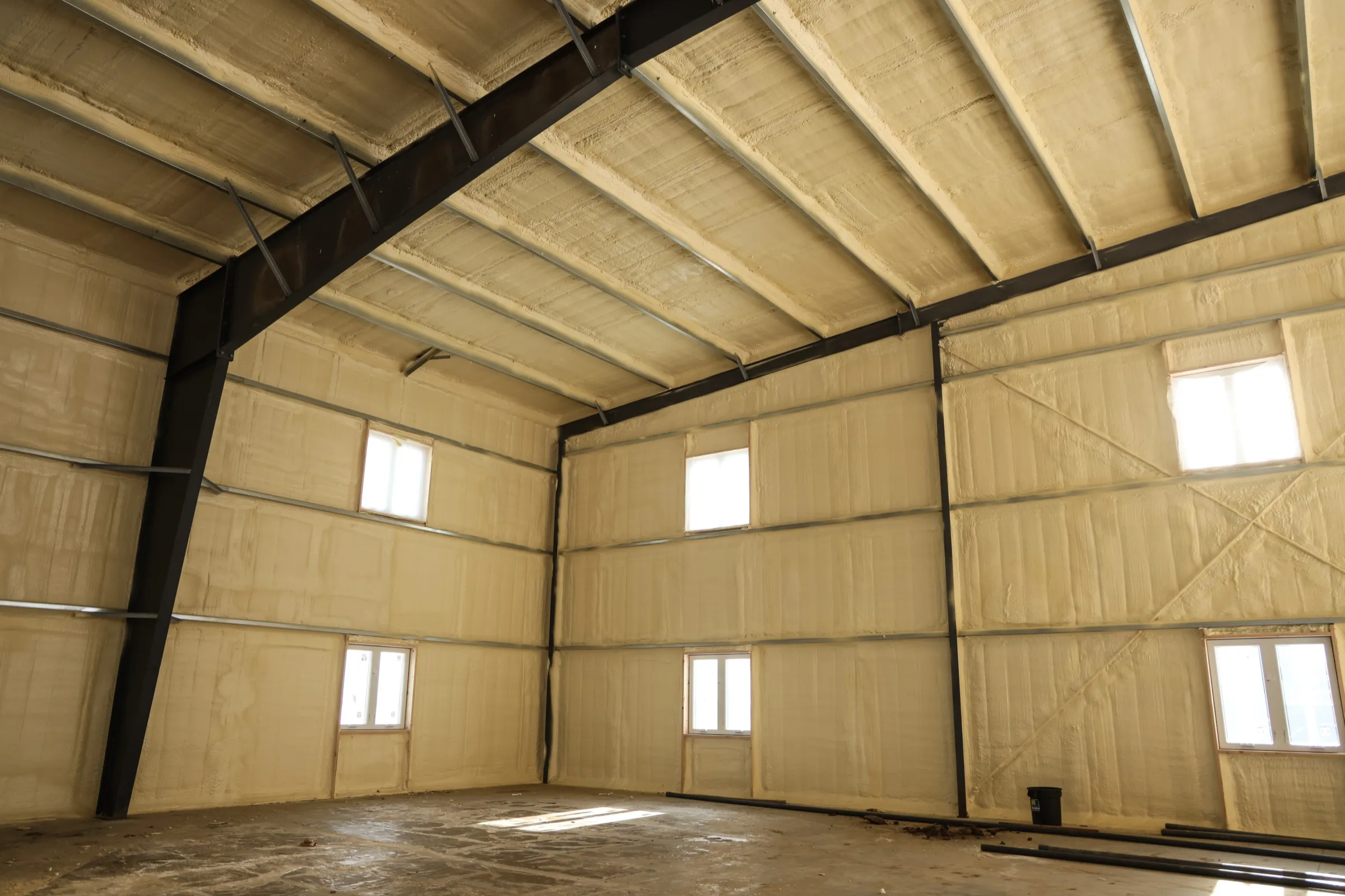Preparing a spray foam project